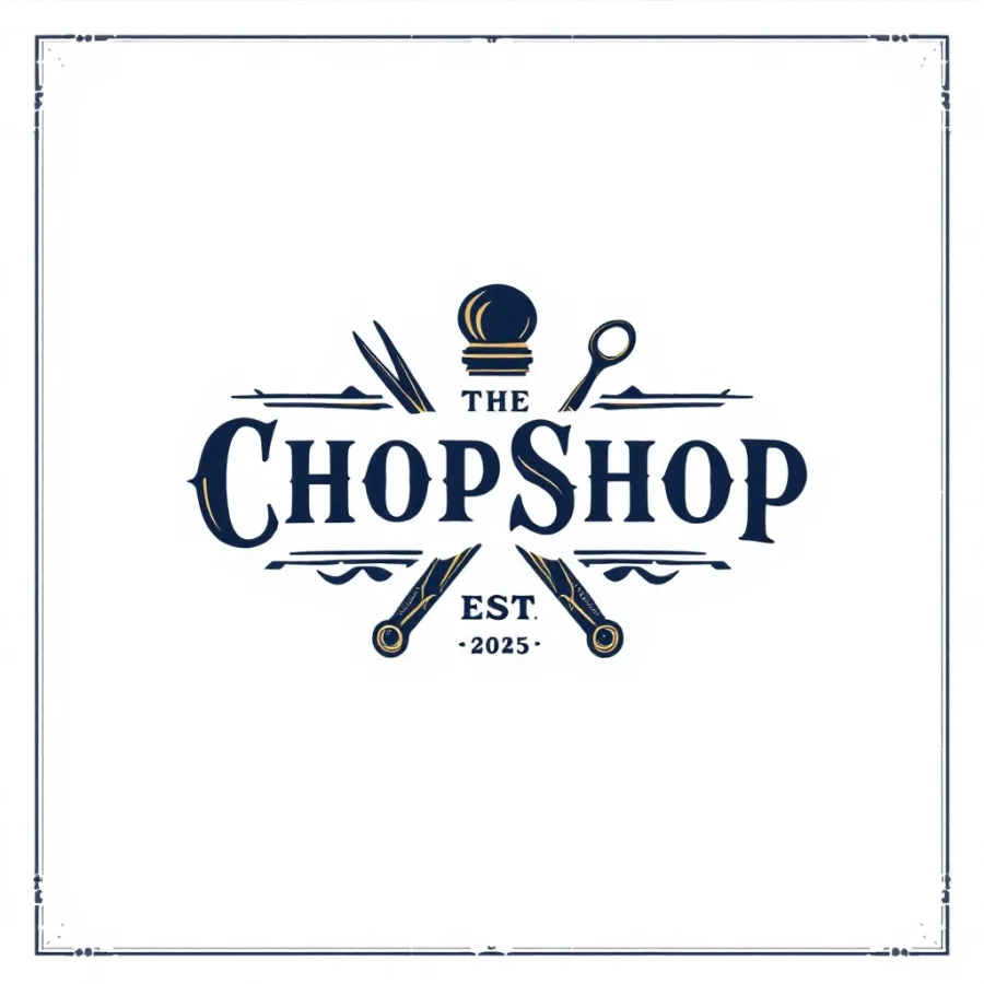The Chop Shop barber logo